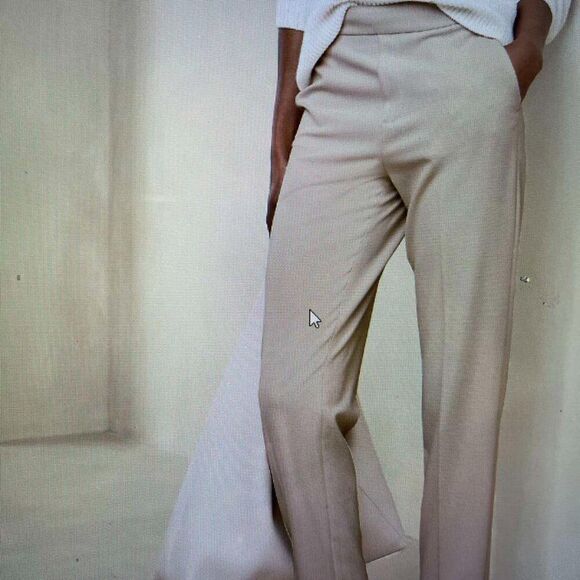 Banana Republic Factory Mid-Rise Gray Dress Pant Trouser, size 12 - Picture 1 of 13